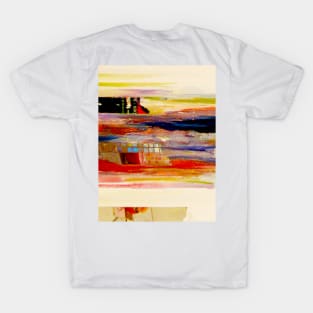 modern abstract painting rainbow T-Shirt